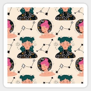 Constellation Girls Sticker